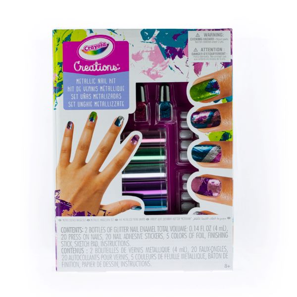 Metallic Nail Desing
