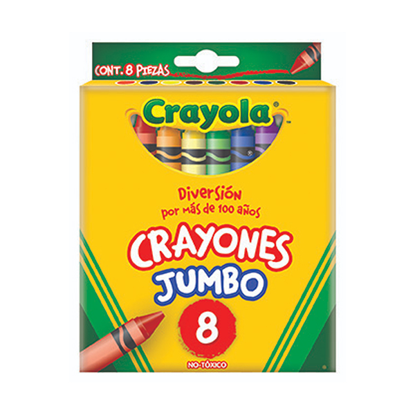 8 Crayones Jumbo