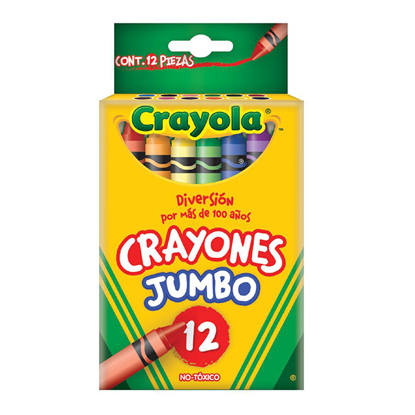 12 Crayones Jumbo