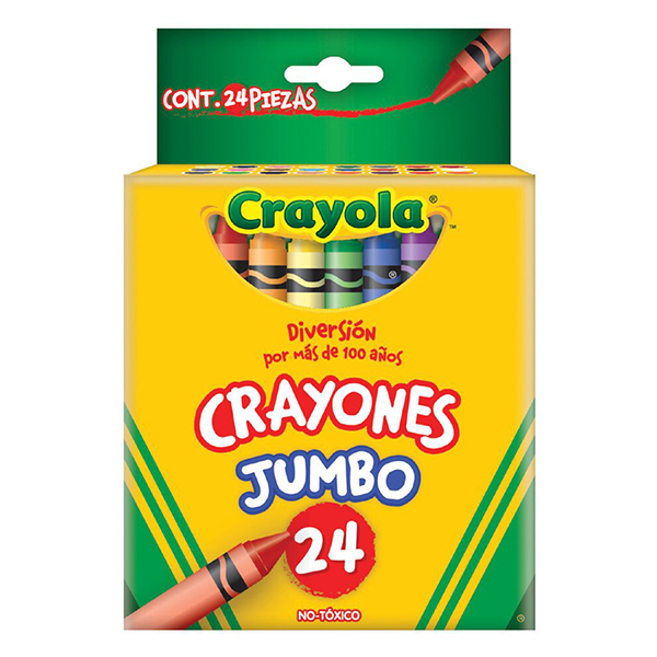 24 Crayones Jumbo