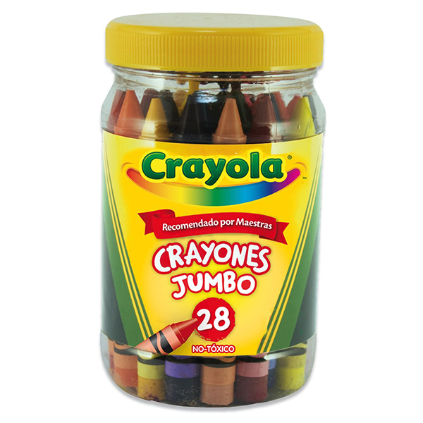 28 Crayones Jumbo