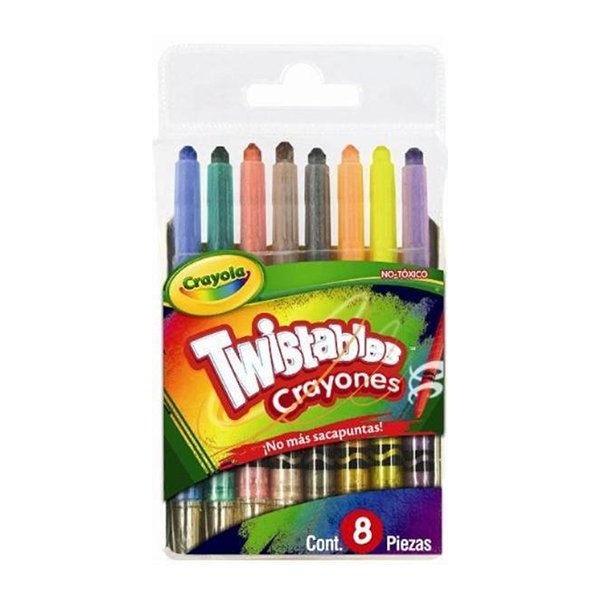 8 Mini Crayones Twistables ®