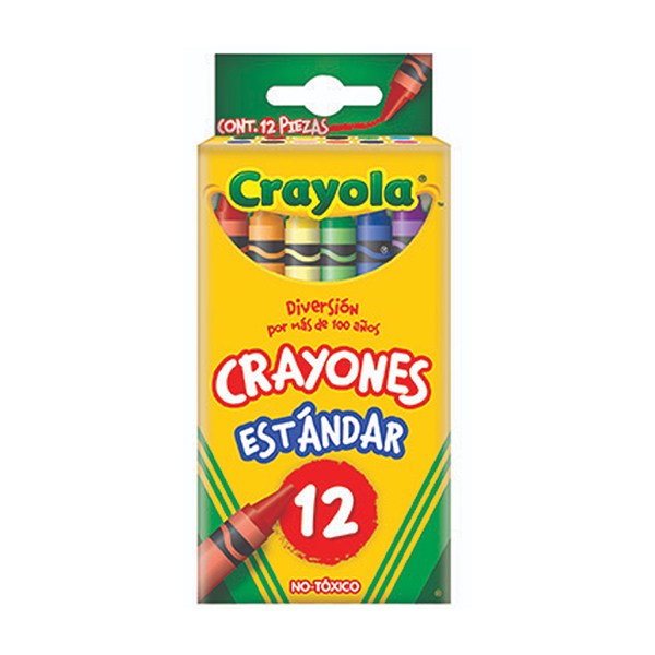 12 Crayones Estándar
