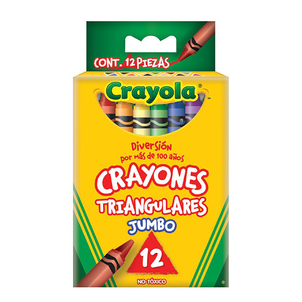 12 Crayones Triangulares