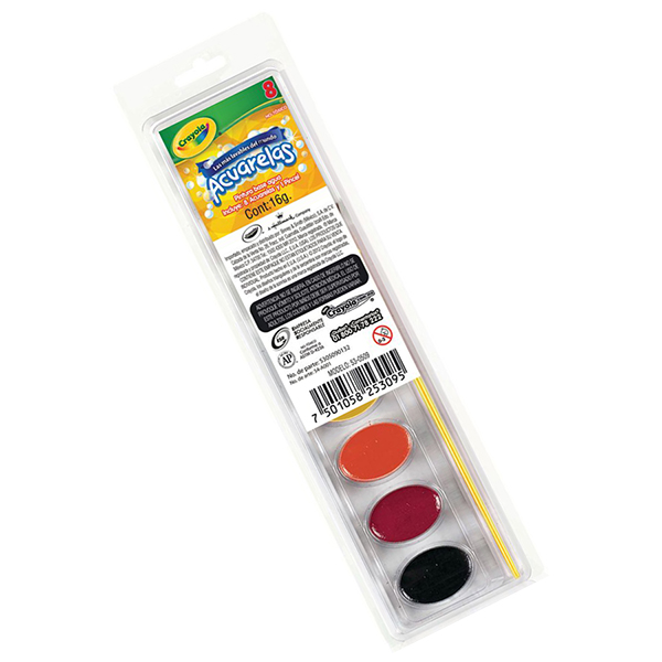 Acuarela con 8 Colores