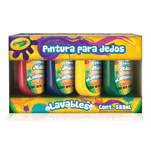 4 Pinturas para Dedos
