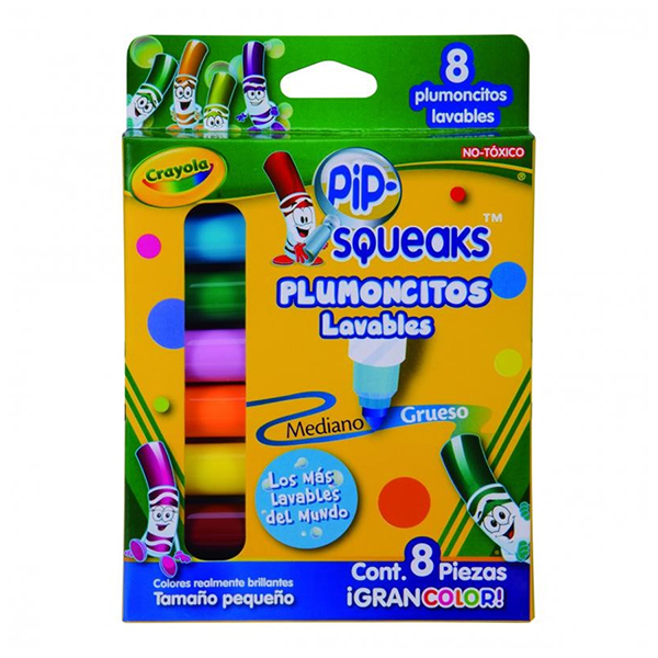 8 Plumoncitos Pip Squeak