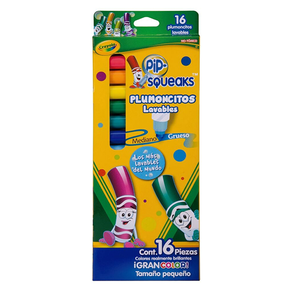16 Plumoncitos Pip Squeak