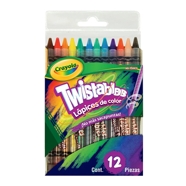 12 Lápices de Color Twistables ®