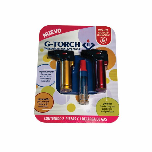 ENCENDEDOR ANTORCHA G-TORCH B02+1MC