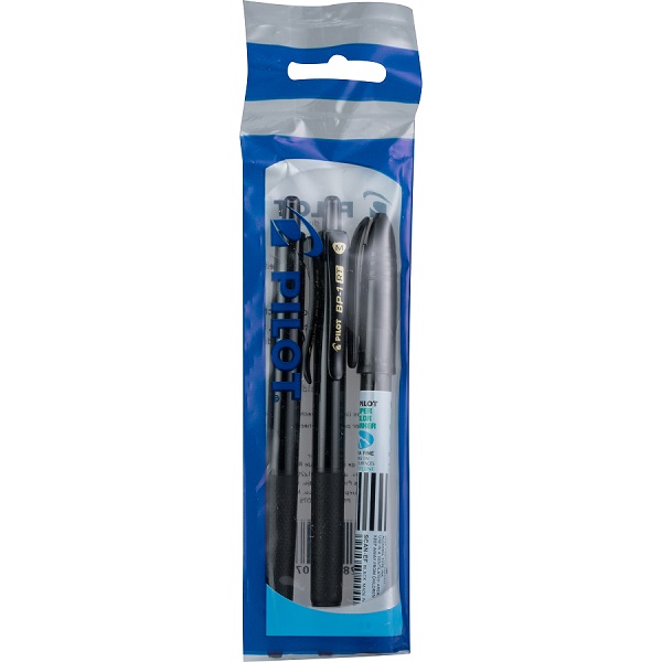 BOLIGRAFO BPR NEGRO MEDIANO BLISTER C/2