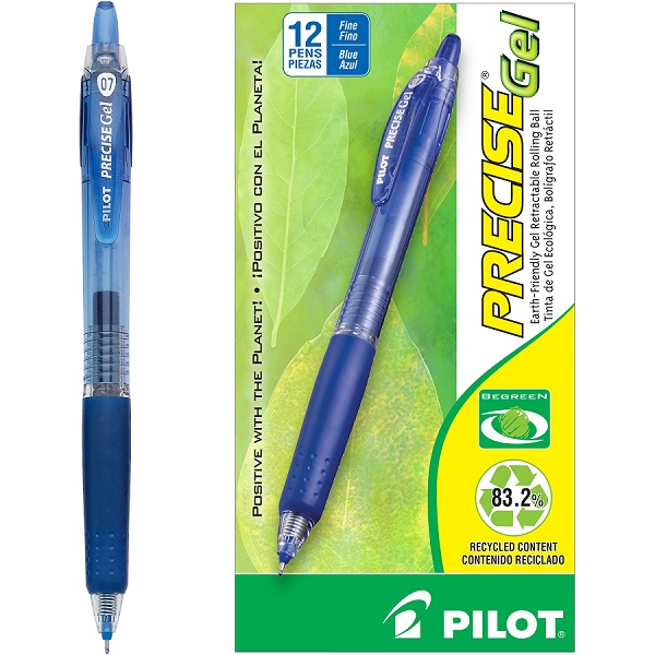 BOLIGRAFO PRECISE GEL RETRACTIL FINO AZUL