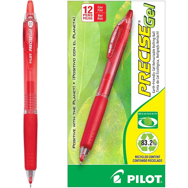 BOLIGRAFO PRECISE GEL RETRACTIL FINO ROJO