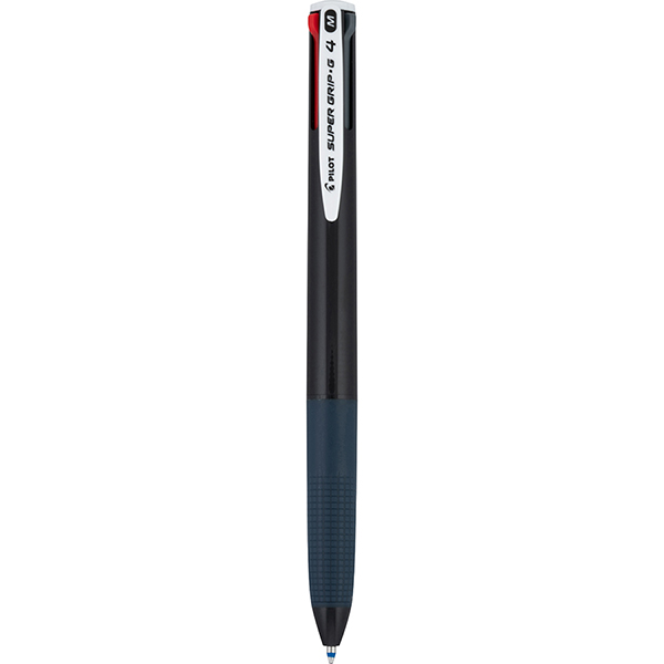 SUPER GRIP G4 (NEGRO, AZUL, ROJO Y VERDE) PUNTO FINO BARRIL NEGRO