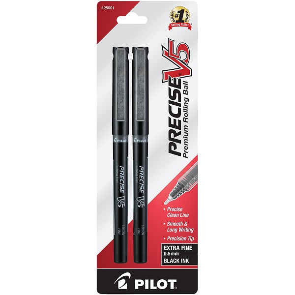 BOLIGRAFO PRECISE V5 NEGRO BLISTER C/2