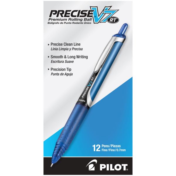 BOLIGRAFO PRECISE V7 RETRACTIL AZUL