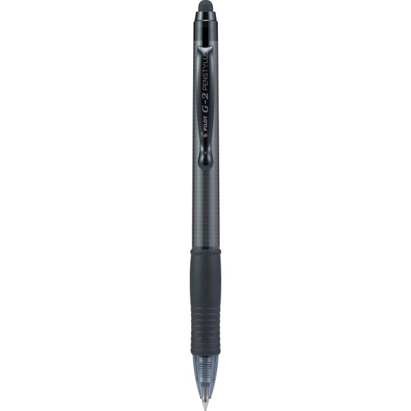 BOLIGRAFO G2 PENSTYLUS NEGRO FINO BARRIL GRIS BLISTER C/1