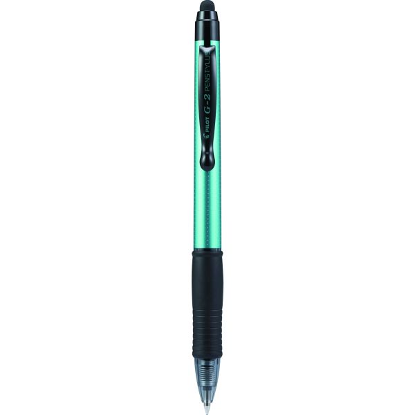BOLIGRAFO G2 PENSTYLUS NEGRO FINO BARRIL TURQUESA