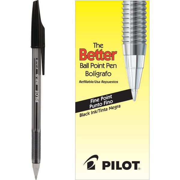 Bolígrafo Better Ball Point, color negro, punto fino (0.7 mm.)