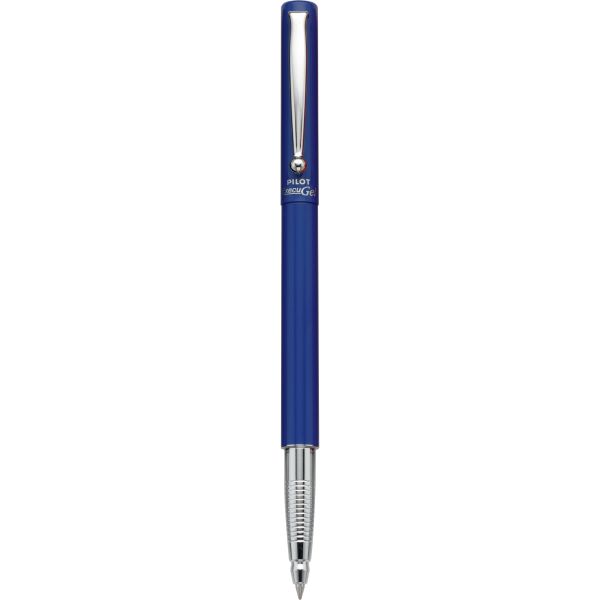 Bolígrafo Execugel, tinta de gel color negro, cuerpo azul (PROMOCIONAL)