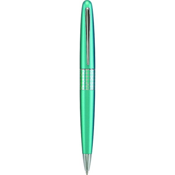 Bolígrafo Metropolitan Retro Pop, tinta avanzada color negro, cuerpo turquesa, punto mediano (1.0 mm.), estuche con 1 pieza