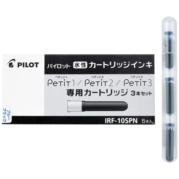 Cartucho para Petit 1, 2 y 3, tinta líquida color azul marino, tubo con 3 cartuchos c/u.