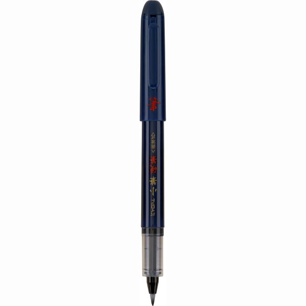 Rotulador Brush Pen, tinta líquida color negro, punta rígida tipo marcador