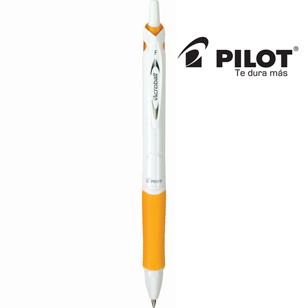 Acroball Pure White, acentos naranja