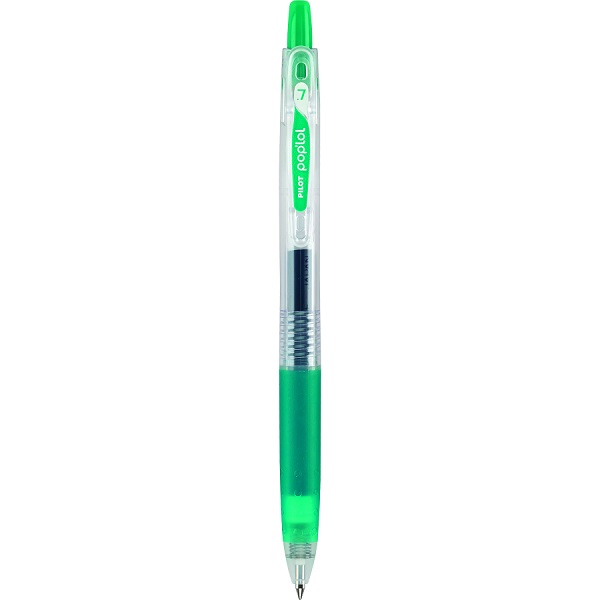 BOLIGRAFO RETRACTIL POP LOL Fino (0.7 MM.) VERDE