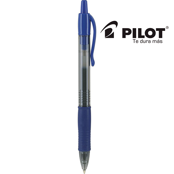 Bolígrafo de tinta gel G2-7, tinta negra.
