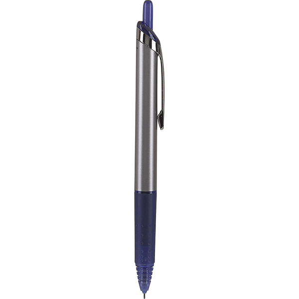 Bolígrafo PV5-RT, tinta líquida color azul, cuerpo plata