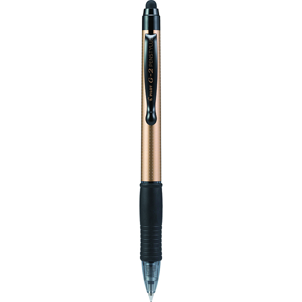 Bolígrafo Stylus G2-7, tinta negra, cuerpo rojo