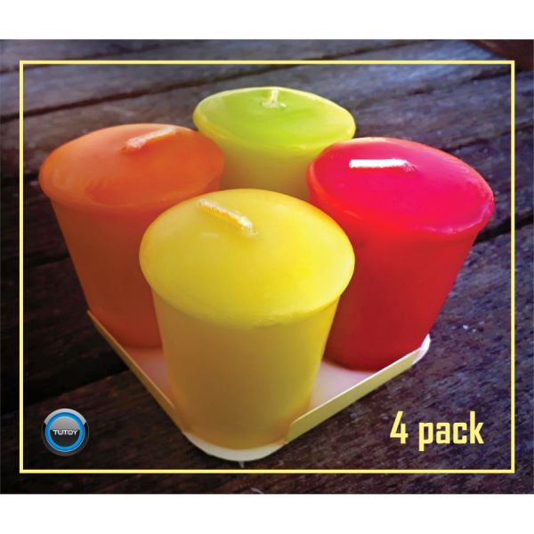VELADORA 4 pack